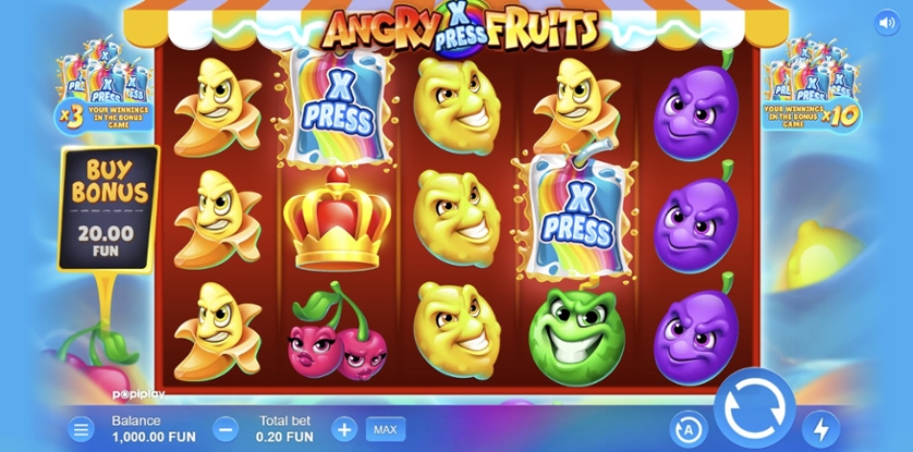 Crazy Fruits Slot - Gamblershome