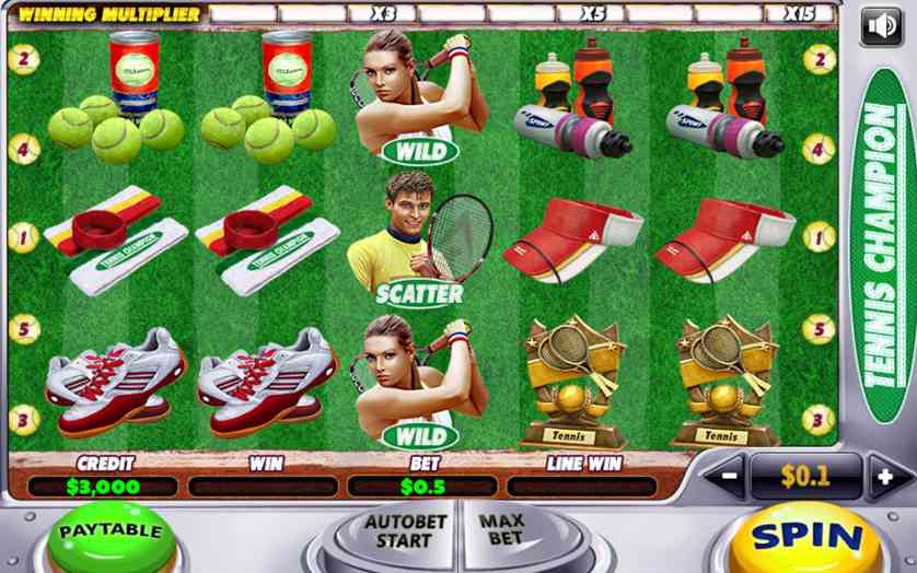 Spielen Sie Tennis Champion kostenlos im Demo Mode von Spinomenal Spielen Sie Tennis Champion kostenlos im Demo Mode von Spinomenal