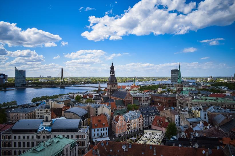Latvia, city view.