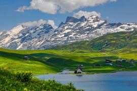 Switzerland's mountains and landscape.