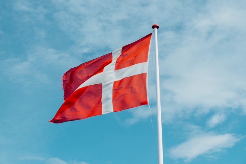 Denmark's national flag.