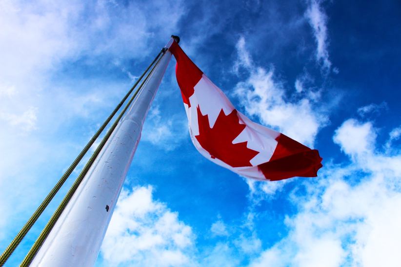 canadian-flag-on-a-pole