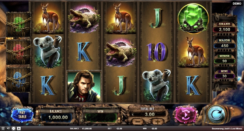 Boomerang Jack’s Lost Mines Demo Play Free Slot Game