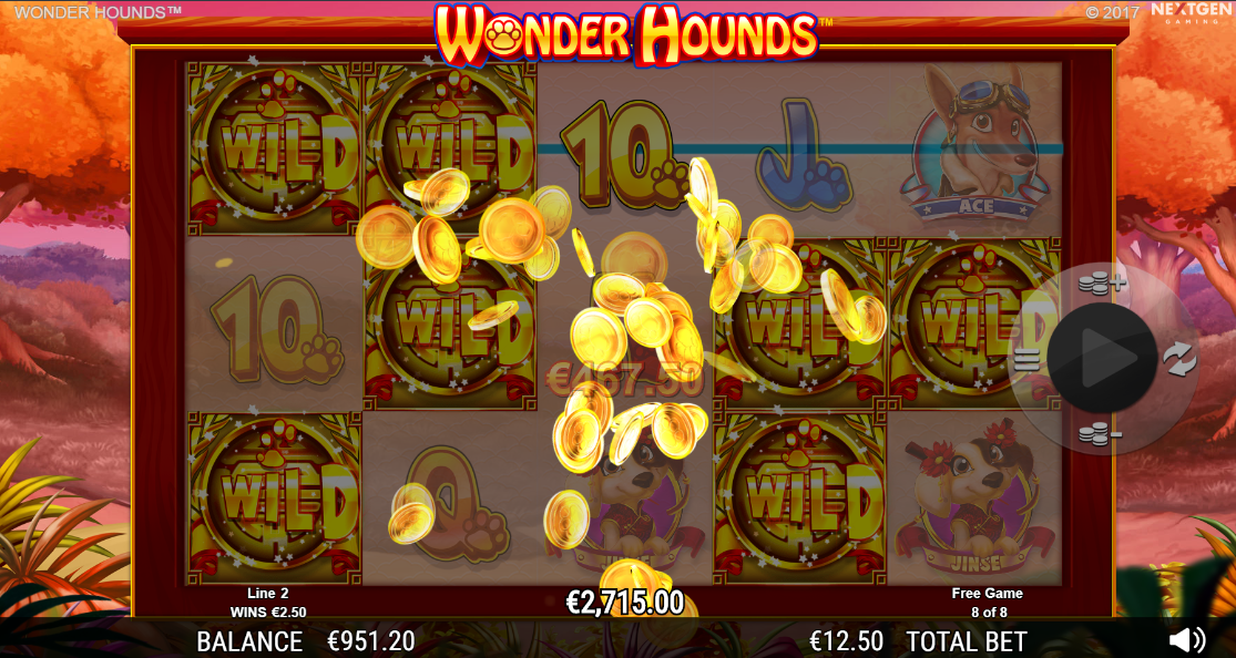 Huge win from free spins