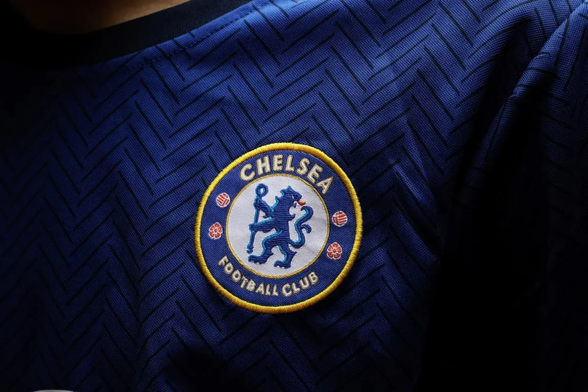 Chelsea FC's shirt.