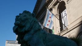 illinois-flag-on-a-building