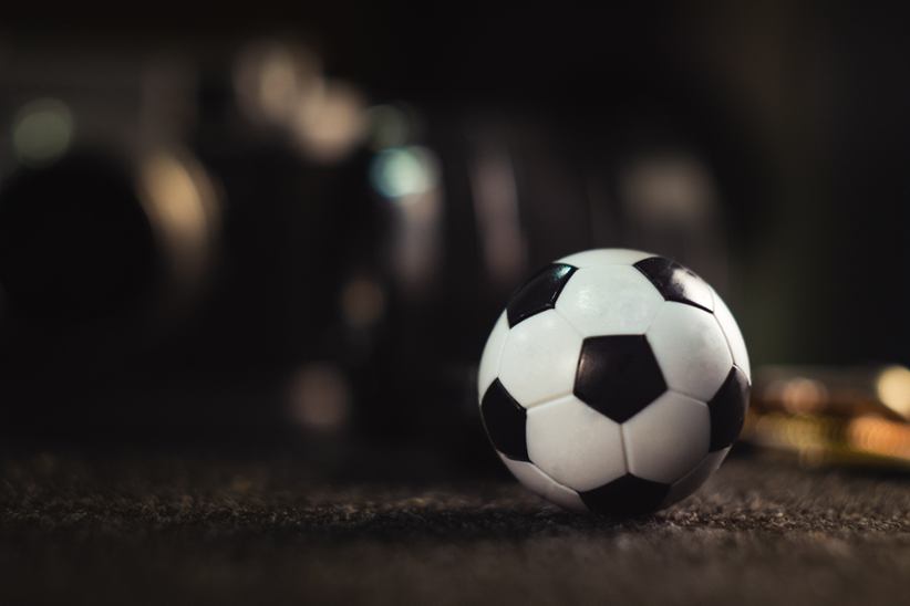 soccer-ball-on-dark-background