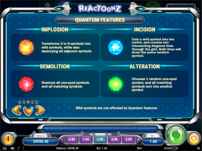 Play reactoonz demo games