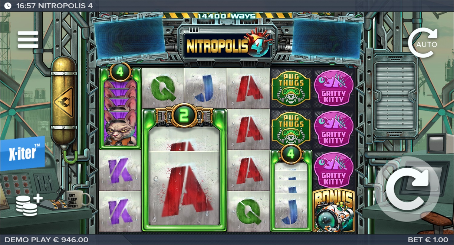 Random Guru Nitropolis 4 Demo Play Free Slot Game