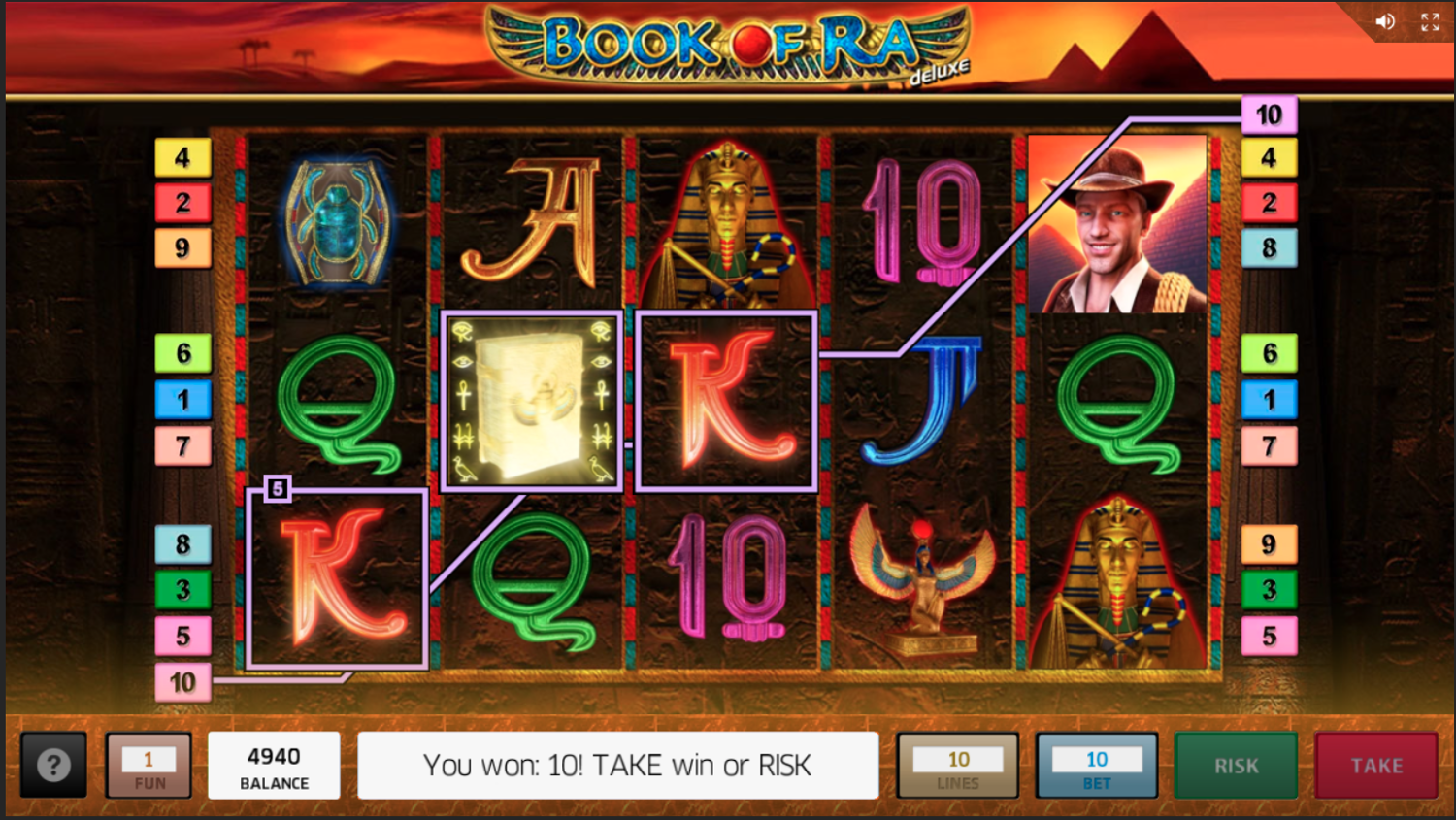 book of ra online casino uk