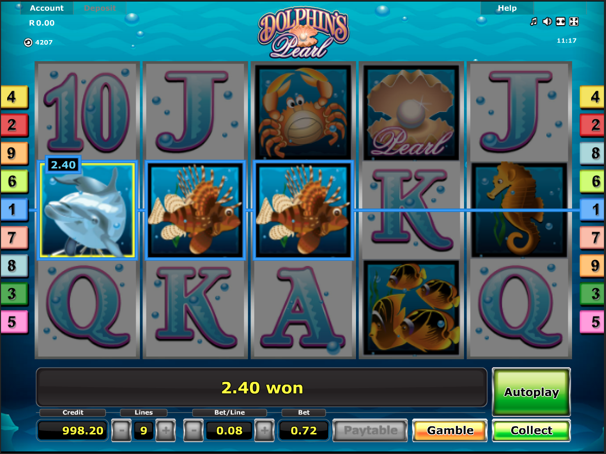 Dolphin's Pearls simple win