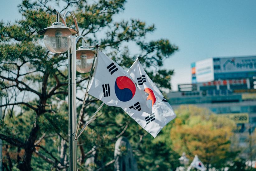 south-korea-flags