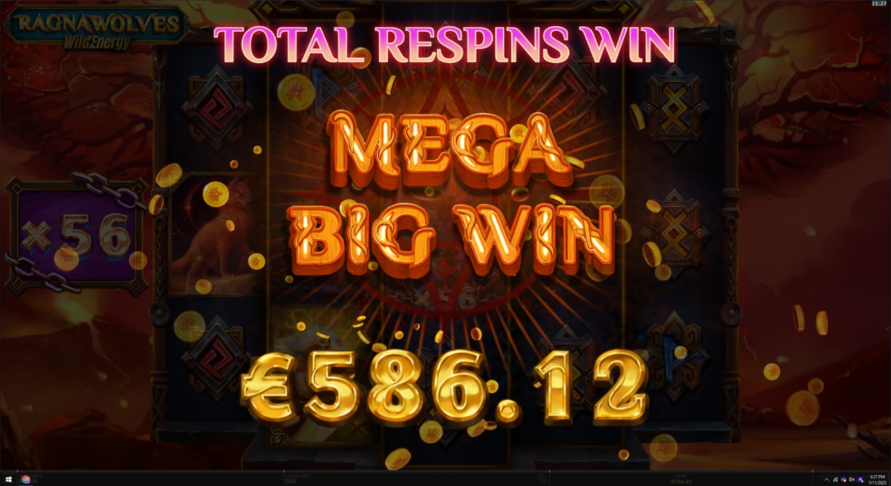 Ragna Wolves slot huge win