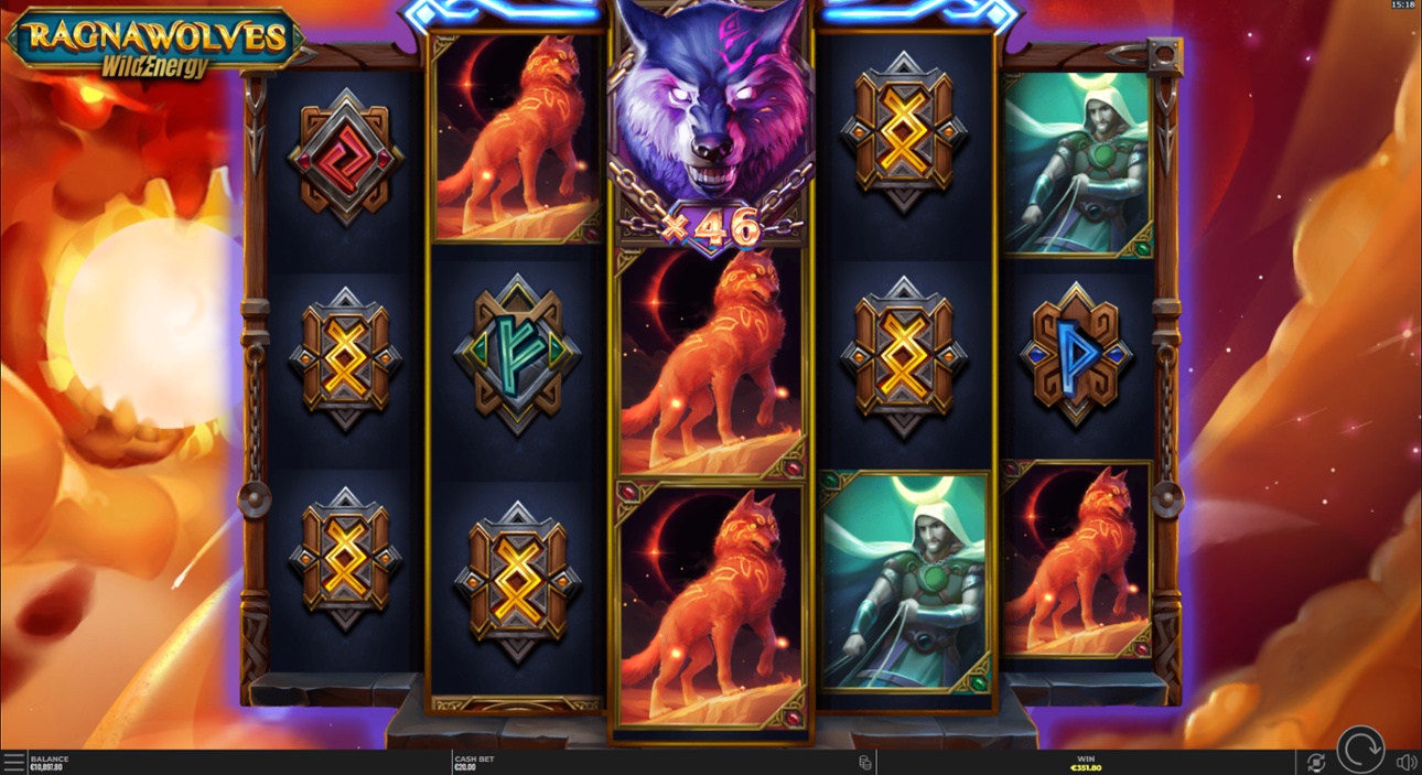 Ragna Wolves slot  & the Multiplier Wild symbol