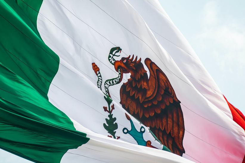 Mexico's flag.