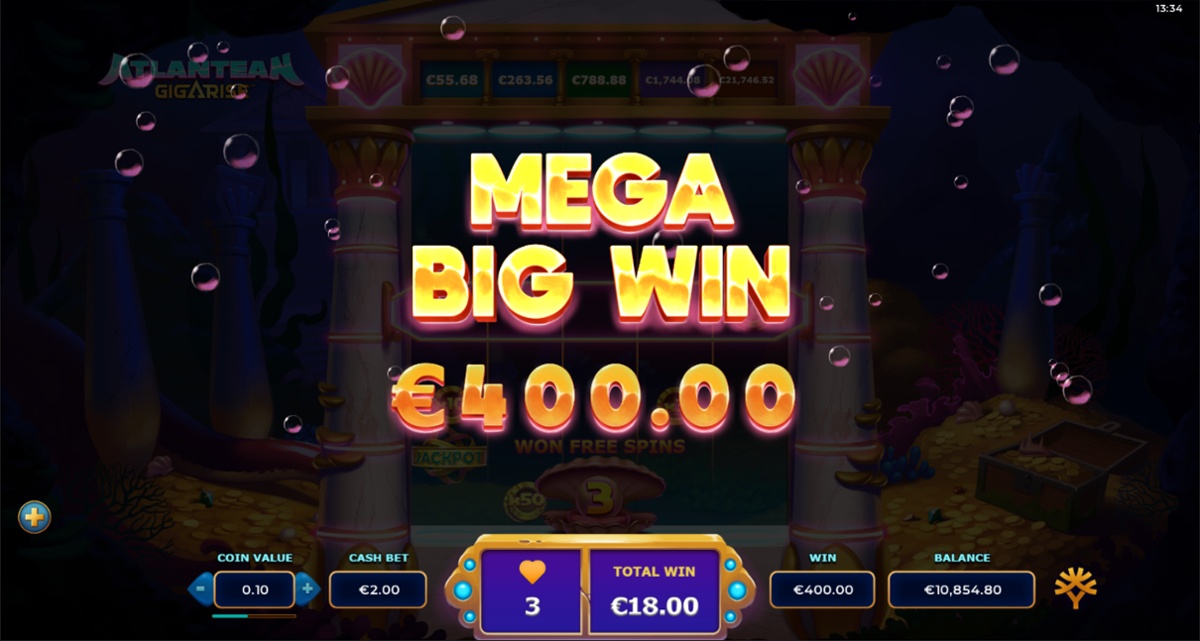 Atlantean GigaRise - Mega win