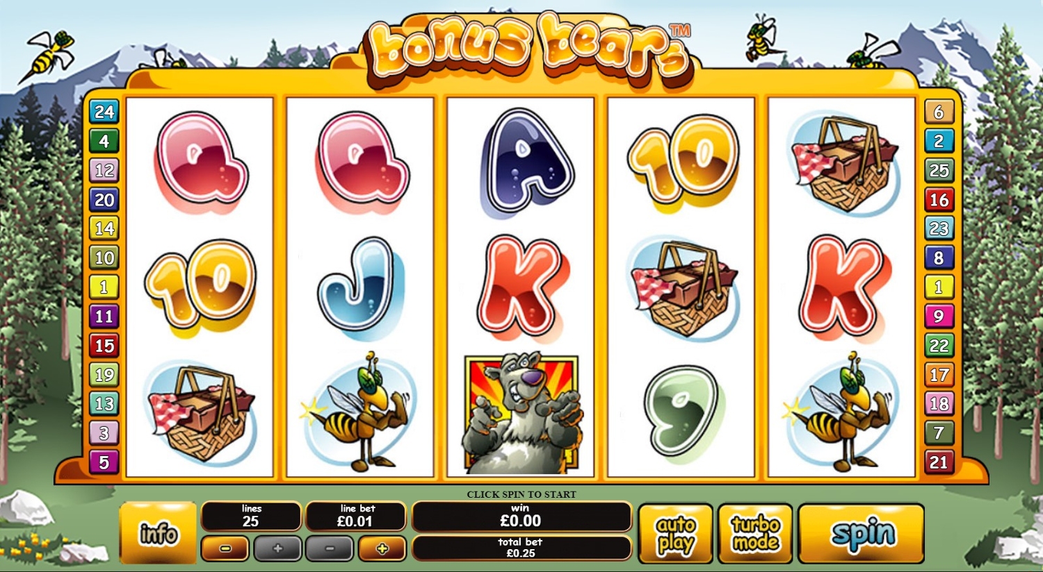 bonus bear slot machine