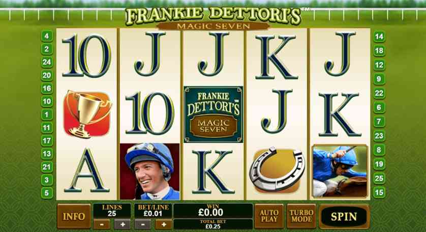 Frankie dettori magic 7 jackpot video