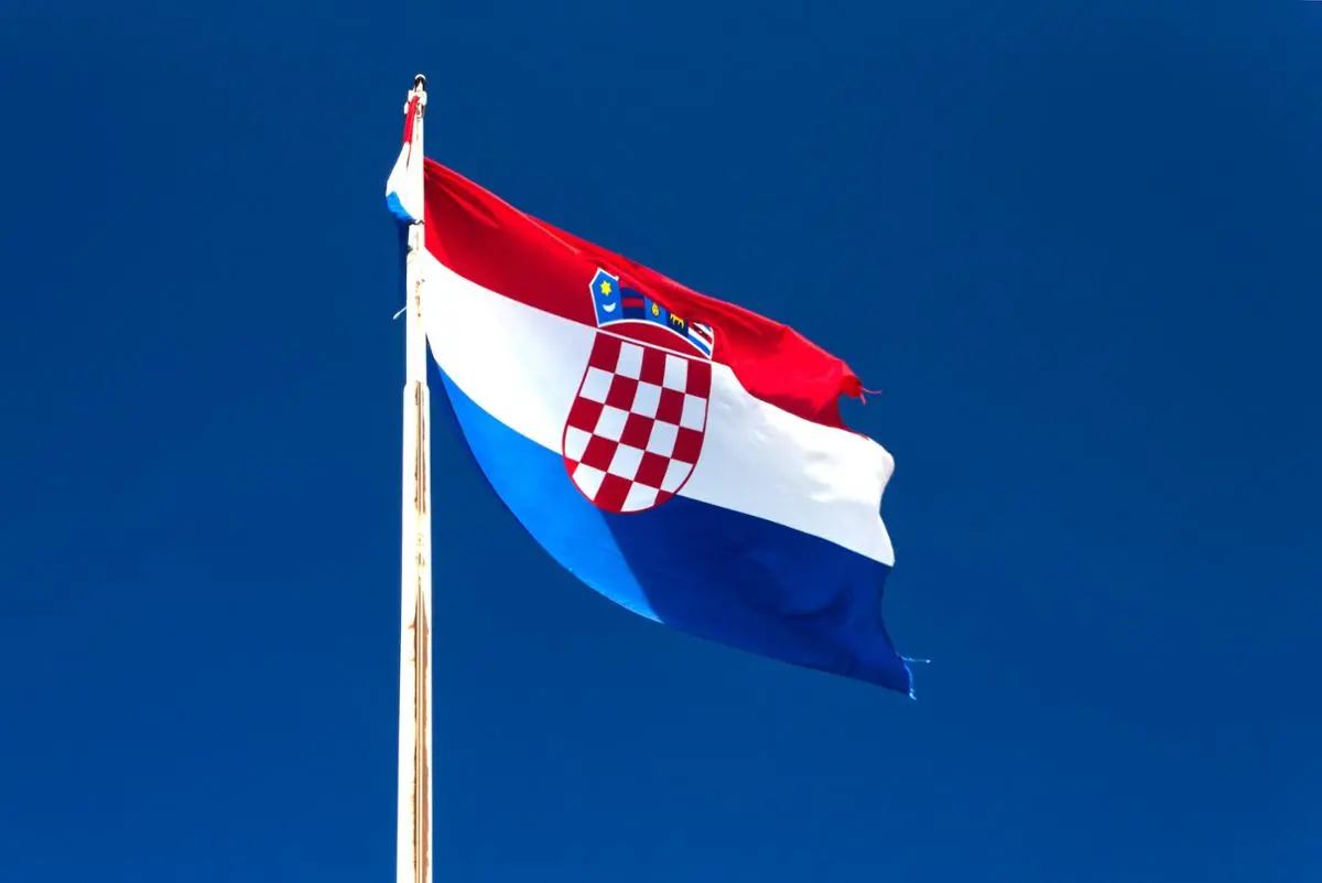 Croatian national flag.