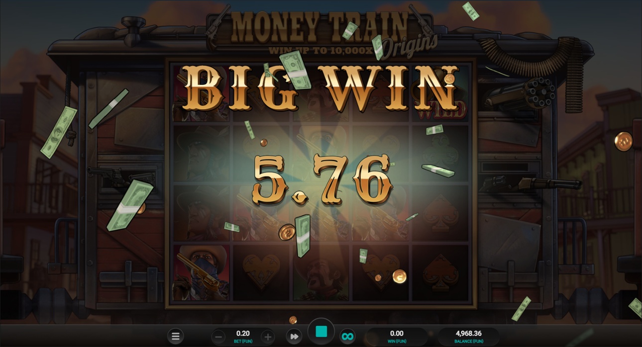 Money Train Origins - Big win