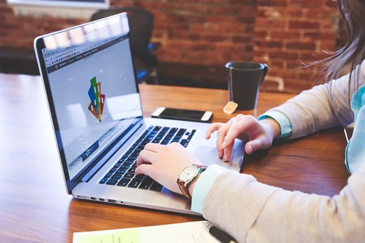 a-woman-working-on-a-laptop