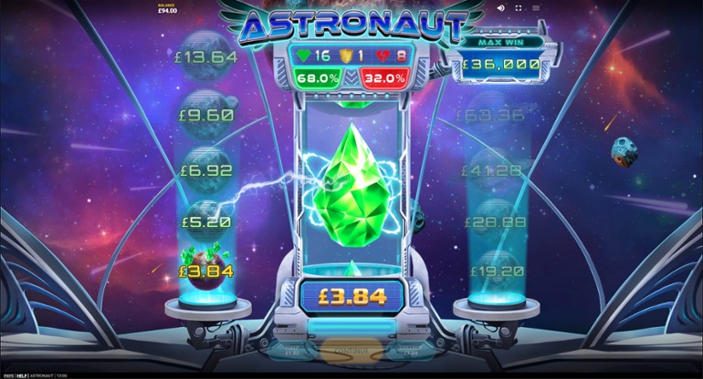 Spaceman, 50% Auto Cashout Feature, Demo