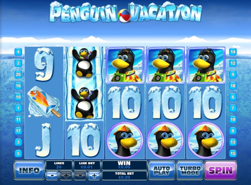 Jogue Penguin Vacation Gratuitamente em Modo Demo