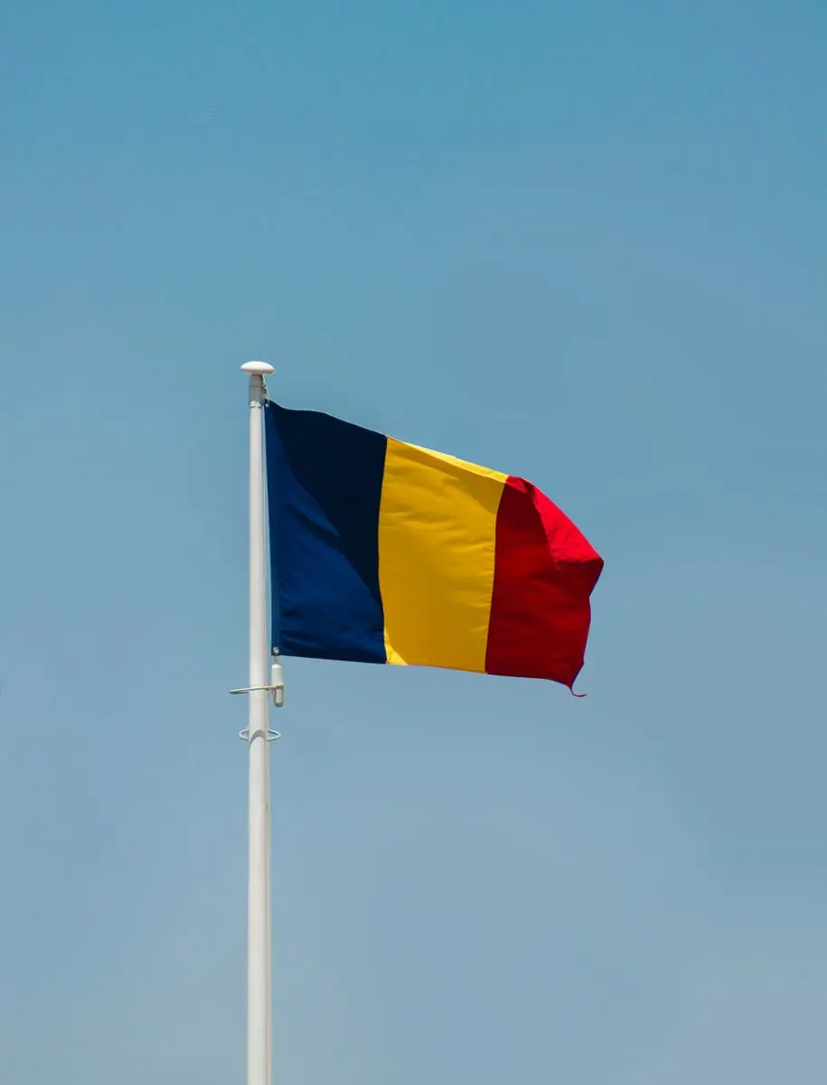 Romanian national flag.