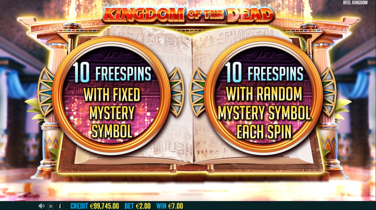 Kingdom of the Dead - Free spins bonus