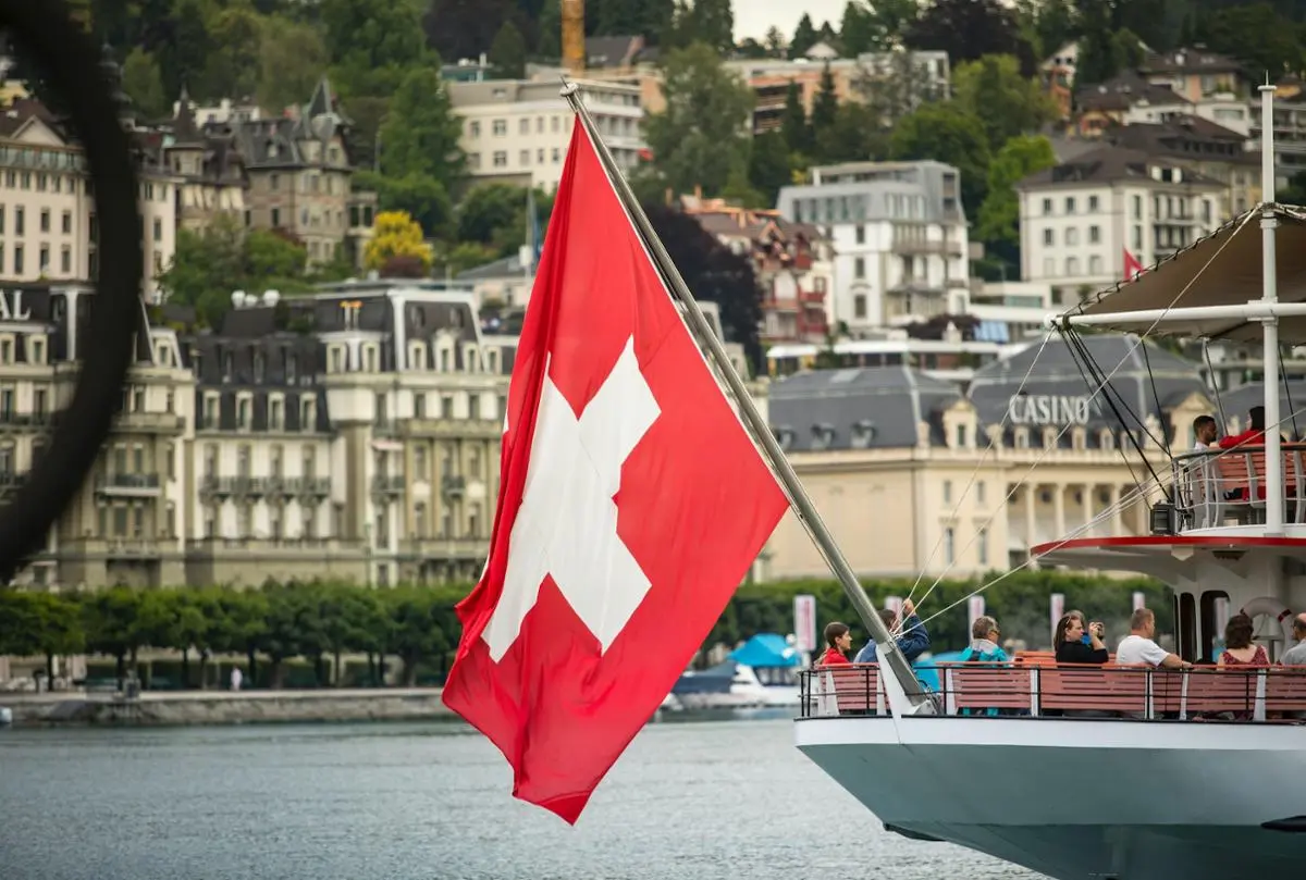 Swiss national flag.