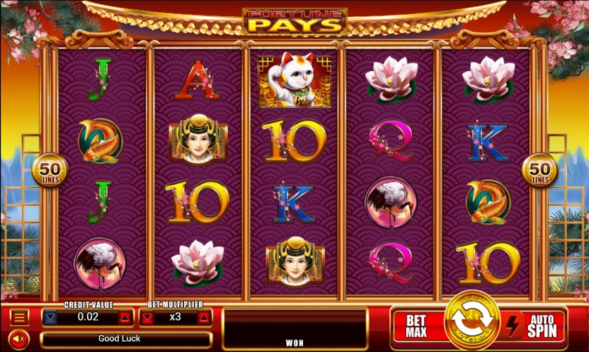 Fortune Pays Free Play in Demo Mode
