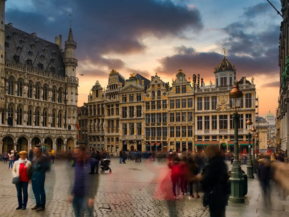 A square in Belgium.