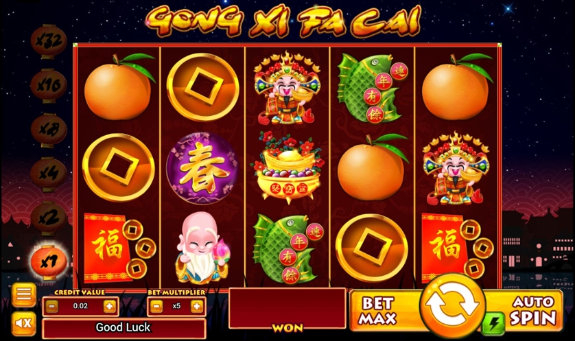 เกมสล็อตออนไลน์ Gong Xi Facai - Slotgurus