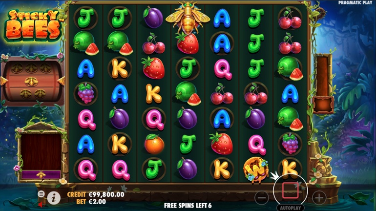 Sticky Bees slot - Bee Reel symbols
