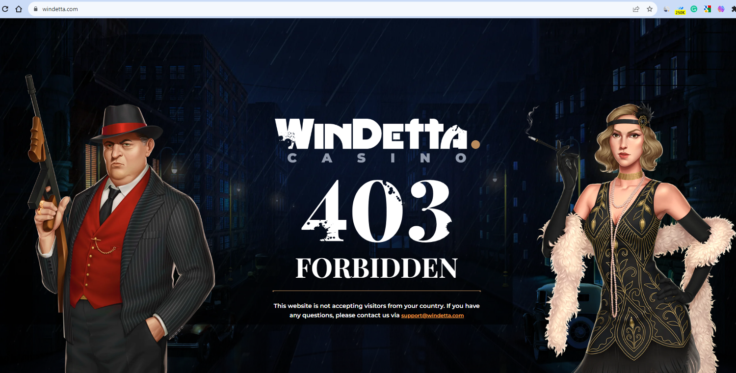 WinDetta Casino - Player from UK's account closed with winnings confiscated