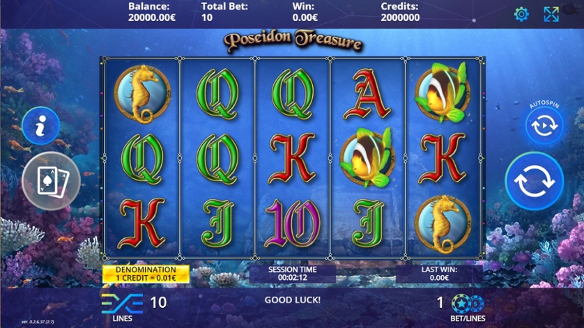 Poseidon Treasure Demo Play Free Slot Game