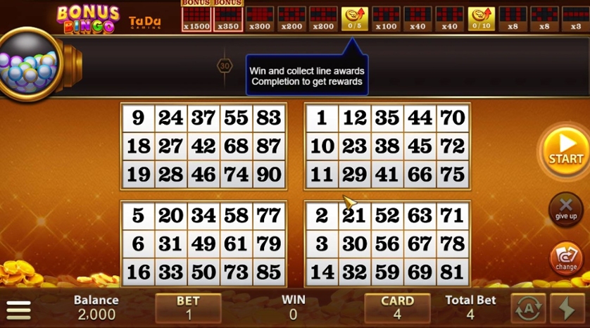 Bonos bingo gratis