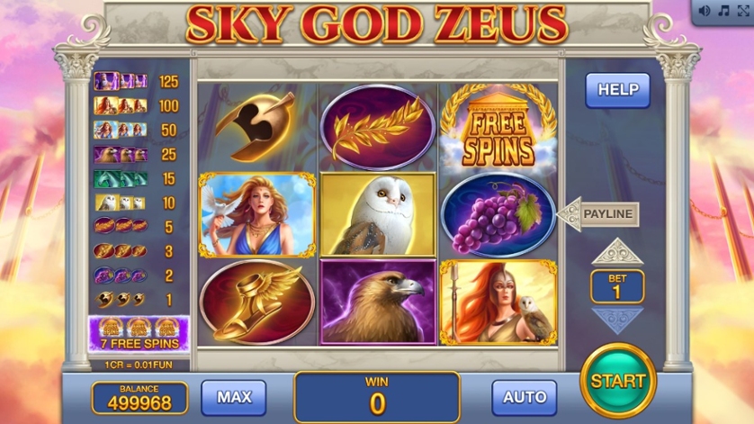 Sky God Zeus