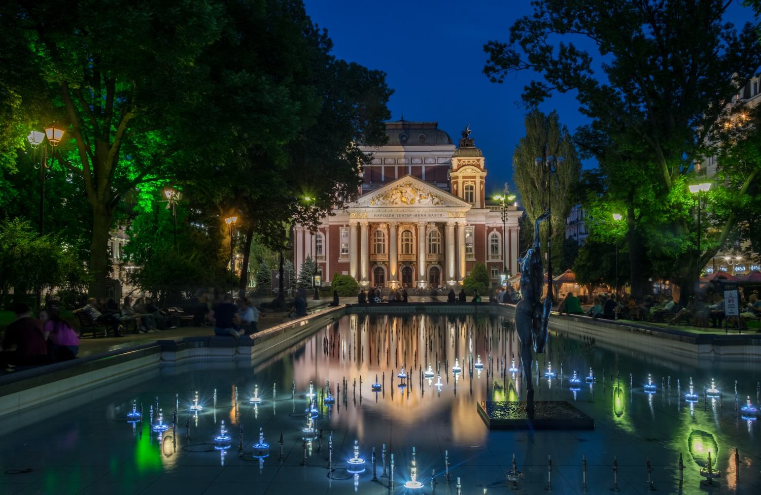 Bulgaria's national theater.