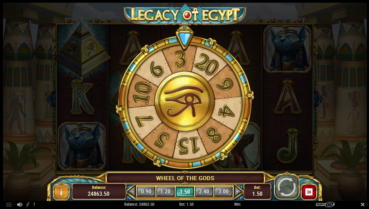 Legacy of Egypt Free Play in Demo Mode and Game Review