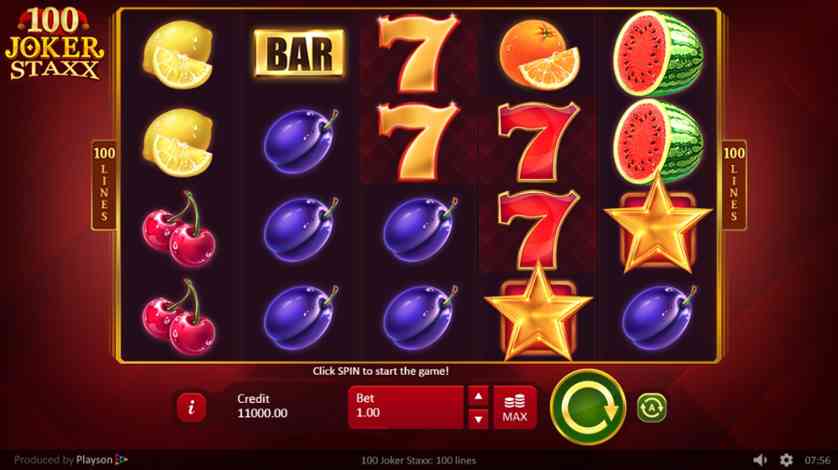Spielen Sie 100 Joker Staxx: 100 Lines Kostenlos Im Demo Mode Von Playson Spielen Sie 100 Joker Staxx: 100 Lines Kostenlos Im Demo Mode Von Playson