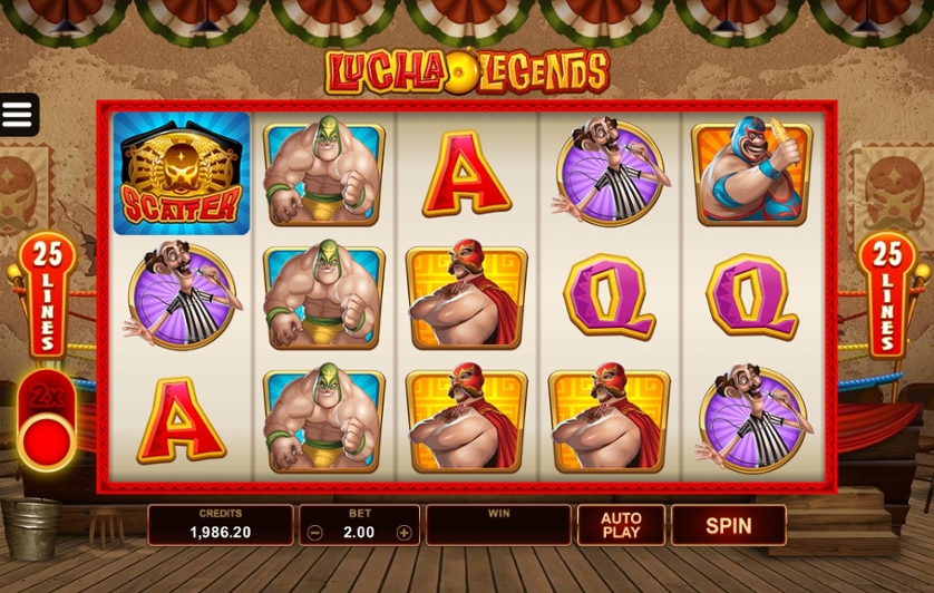 Lucha Legends Microgaming Slot