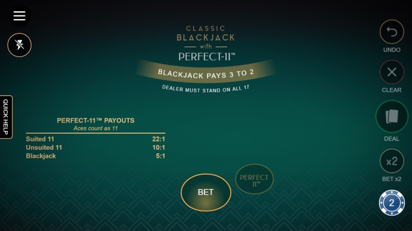 Classic Blackjack with Perfect 11.jpg