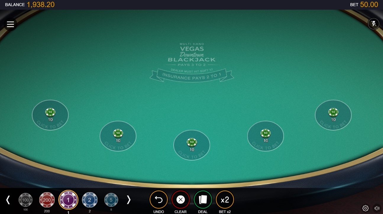 blackjack multihand com