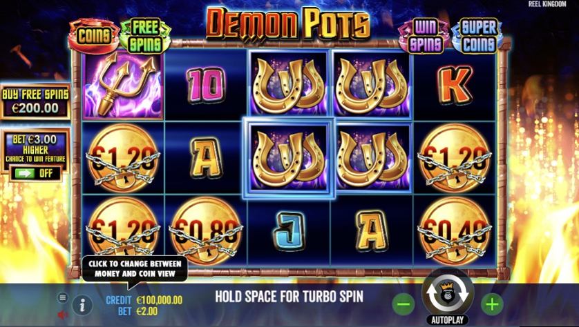 Demon Pots Free Play in Demo Mode & Review