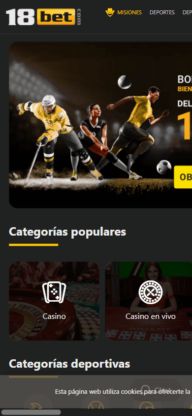 18bet_casino_homepage_mobile