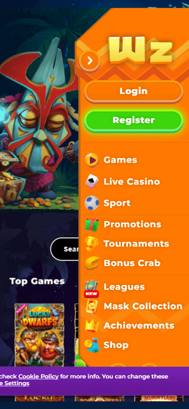 wazamba_casino_homepage_mobile
