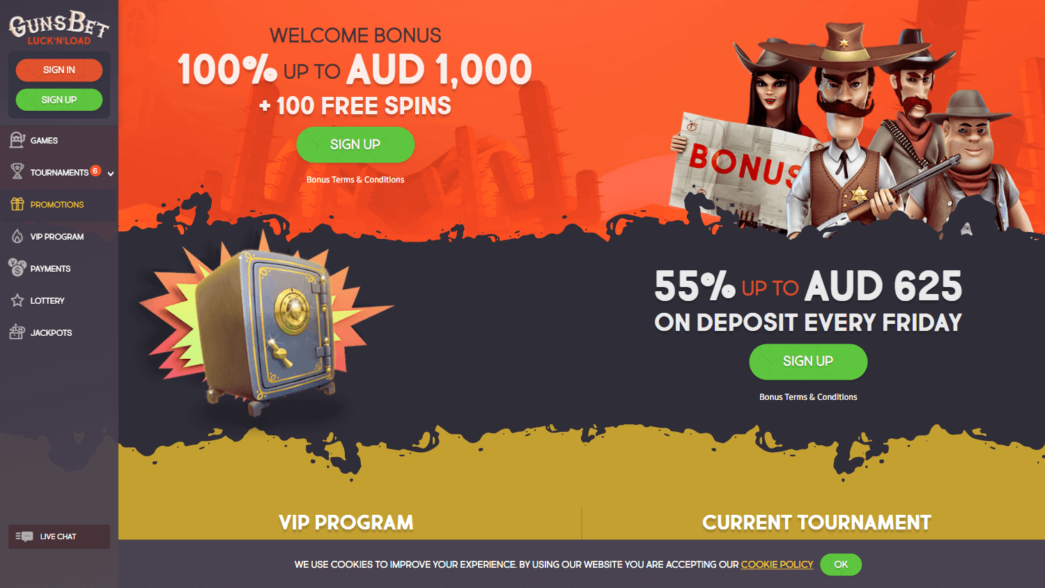 gunsbet_casino_promotions_desktop