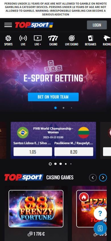 topsport_casino_homepage_mobile