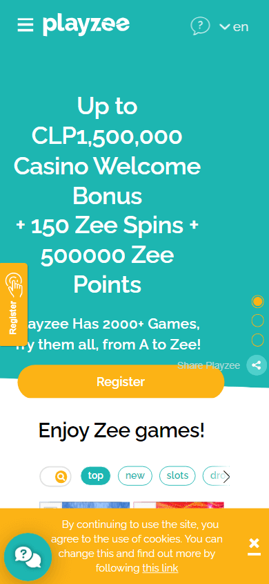 playzee_casino_homepage_mobile